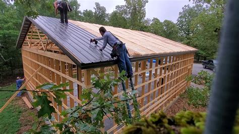 barn metal roof on house|installing metal on pole barn.